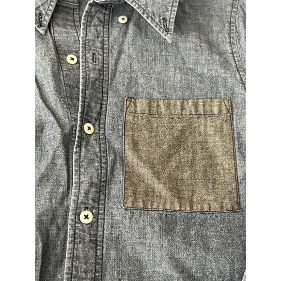 Kate Spade Saturday Denim Chambray Women’s Button Down Jean Shirt sz 2 Blue - Picture 5 of 7